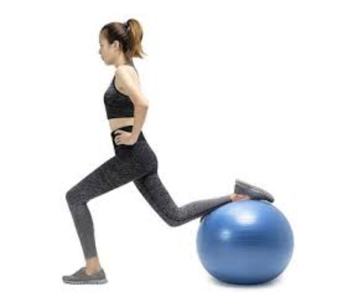 GTC Stability Gym Balance and Yoga-Ball Gym Exercise Ball for Fitness - Blue - Zoom Image 2