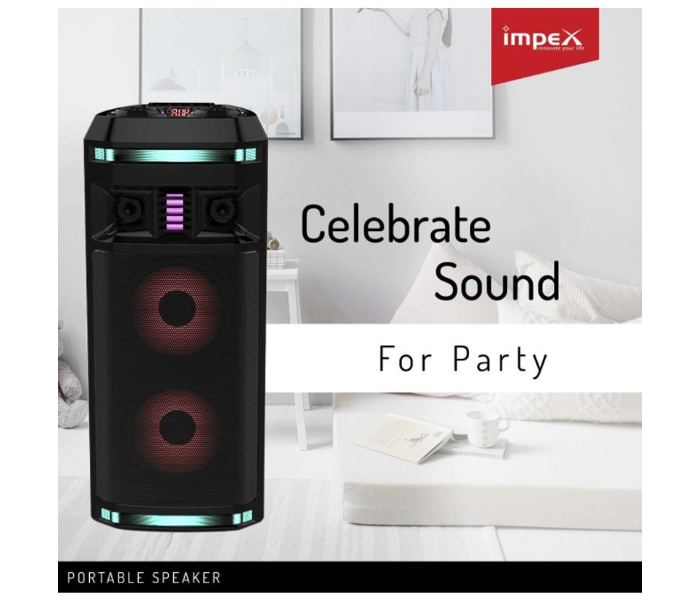 Impex P10 Portable Bluetooth Speaker System - Black - Zoom Image 5