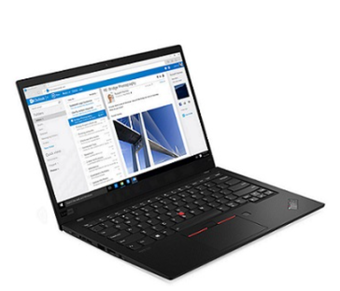 Lenovo ThinkPad X1 20U90010AD 14.0 inch FHD IPS MultiTouch Display Intel Core i7-10510U Processor 16GB DDR3 RAM 512GB SSD Intel HD Graphics KYB Arabic-English Win10 Pro 64 - Black - Zoom Image 2