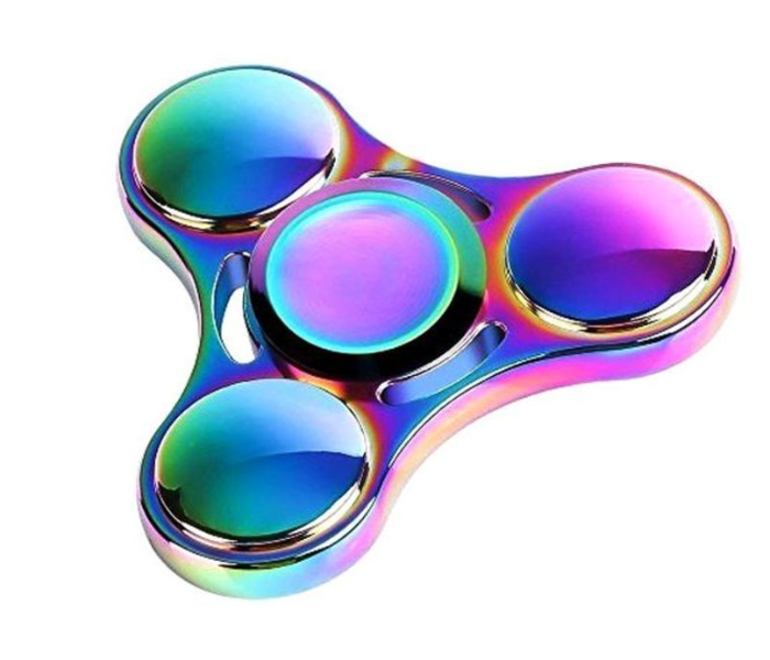 Ultra Durable Metallic Rainbow Hand Spinner - Zoom Image 1