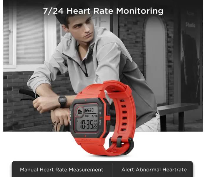 Amazfit Neo Smart Watch - Red - Zoom Image 5