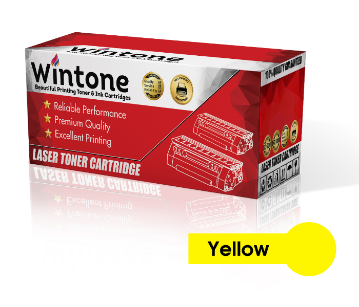 Wintone Compatible Toner Cartridges for HPQ6002A 124A CRG707 for HP Color LaserJet - Yellow - Zoom Image