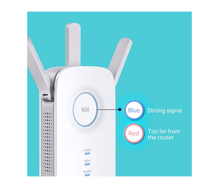 TP-Link RE 450 AC1750 Wi-Fi Range Extender - White - Zoom Image 6