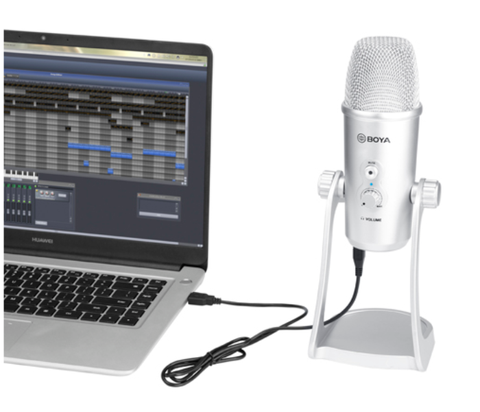 Boya BY-PM700SP USB Microphone - Silver - Zoom Image 3