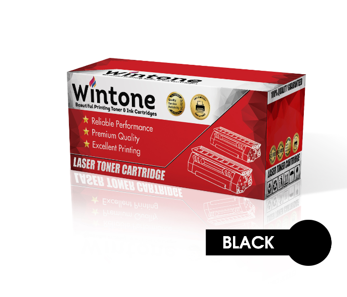 Wintone Set of 1 Pack CF214A 14A Laser Toner Cartridge for HP LaserJet Enterprise Managed - Black - Zoom Image