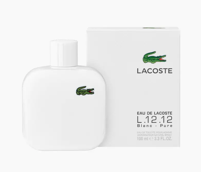 Lacoste 100ml White Blanc Eau De Toilette for Men - Zoom Image 2