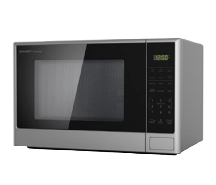 Sharp R-28CT-S 28 Liter 1100W Microwave Oven - Silver - Zoom Image