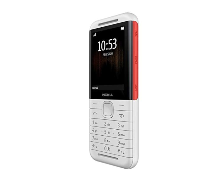 Nokia 5310 Dual SIM Basic Mobile - White and Red - Zoom Image 2