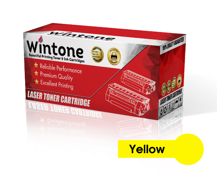 Wintone Compatible Toner Cartridges Q6002A 124A CRG707 for HP Color LaserJet and Canon Lasershot - Yellow - Zoom Image