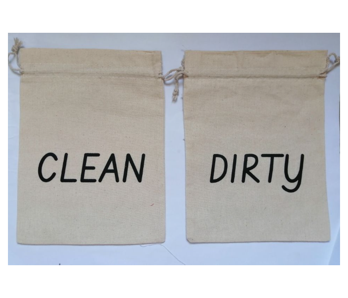 SS Clean And Dirty Face Mask Bag - Brown - Zoom Image 1