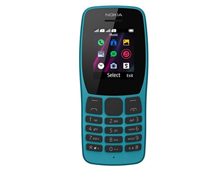 Nokia 110 4MB RAM 4MB ROM - Blue - Zoom Image 1