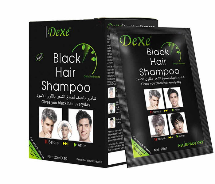 Dexe Black Hair Shampoo - Zoom Image