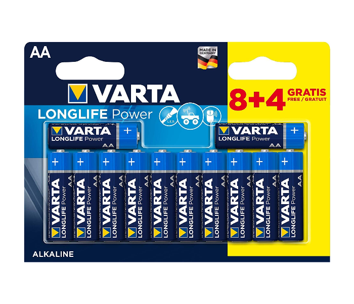 Varta High Energy Pack of 12 LR6 AA Battery - Zoom Image 1