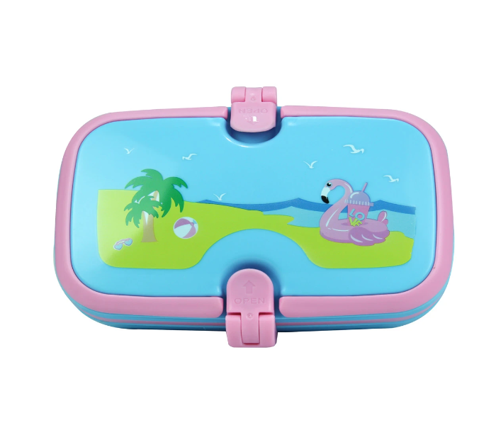 Smily Kiddos Unicorn Lunch Box - Pink and Blue - Zoom Image