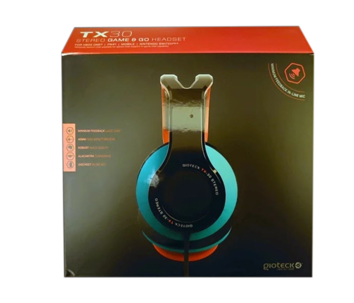 TX30 Stereo Game and Go Headset - Black and Red - Zoom Image 2