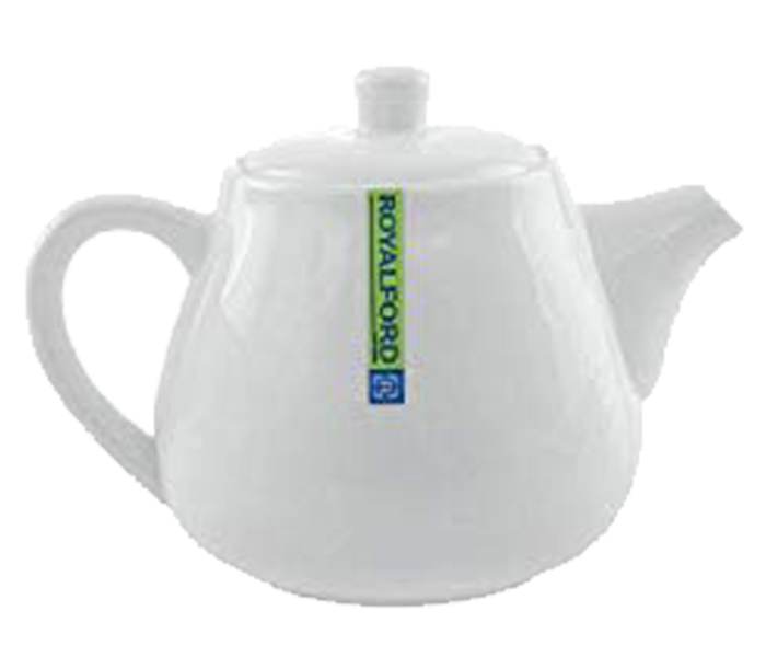 RoyalFord RF8005 3.5-inch Porcelain Magnesia Tea Pot with Lid - White - Zoom Image 3