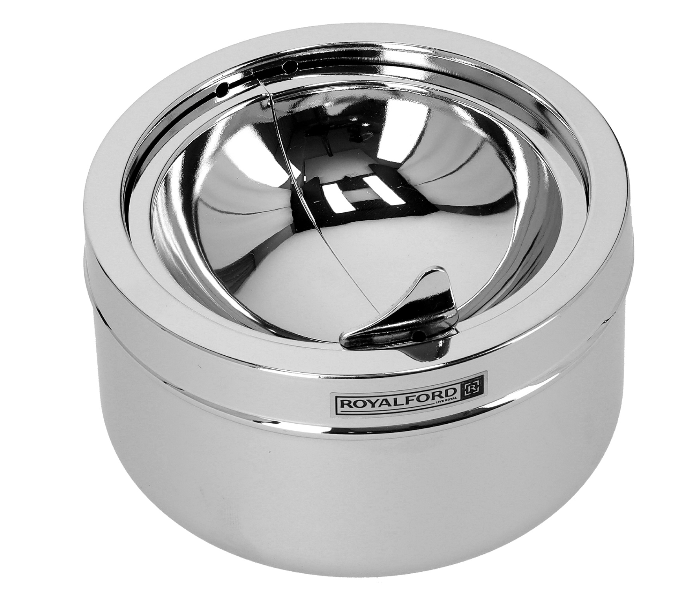 Royalford RF5241 Metal Ashtray - Silver - Zoom Image 1