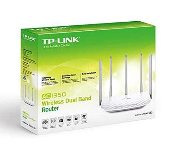 TP-Link Archer C60 AC1350 Wireless Dual Band Router - White - Zoom Image 4