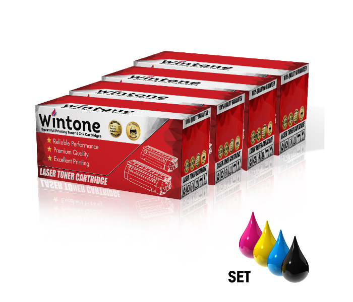 Wintone Compatible Set of 4 Pack Toner Cartridge CEXV28 GPR30 NPG45 for Canon imageRunner Advance - Black,Cyan,Yellow and Magenta - Zoom Image