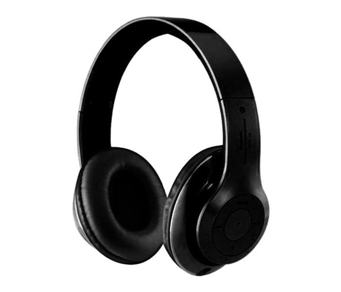 Bluetooth Over-Ear Headset with Calling Function and SD Card Slot - Black - Zoom Image 1