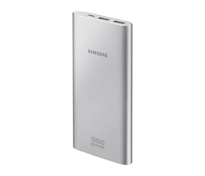 10000 mAh Fast Charging Qualcomm Power Bank - Silver - Zoom Image 2