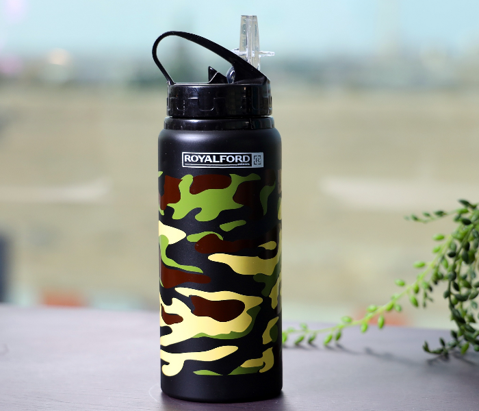 Royalford RF9361 600ml Stainless Steel Sports Bottle - Black - Zoom Image 4