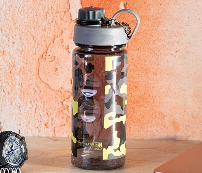 Royalford RF6419 600 ML Military Design Water Bottle - Grey - Zoom Image 3