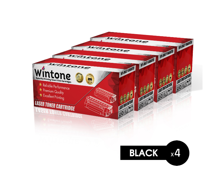 Wintone Set of 4 Pack DR2300 630 for Brother Printer HL DCP Series - Black - Zoom Image