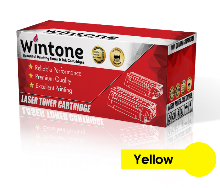 Wintone Compatible Toner Cartridge CC532A 304A 718 CF382 312A for HP Color LaserJet Pro - Yellow - Zoom Image