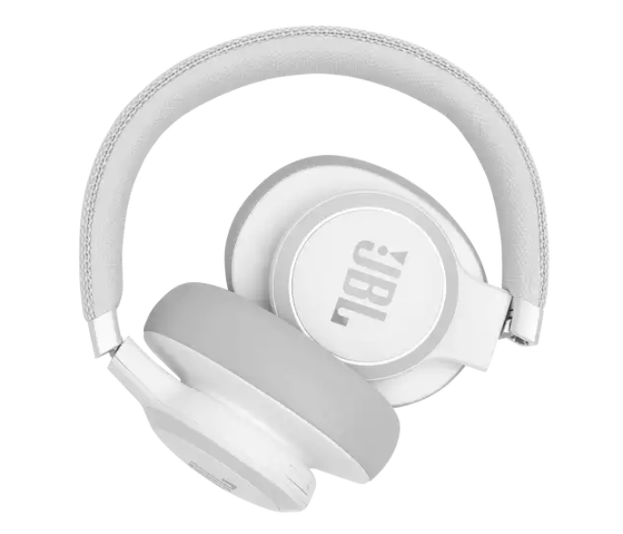 JBL Live 650 BT Active Noise Cancellation Over-Ear Wireless Headset - White - Zoom Image 6