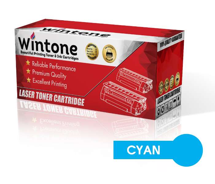 Wintone Compatible Toner Cartridges for HPQ6001A 124A CRG707 for HP Color LaserJet - Cyan - Zoom Image