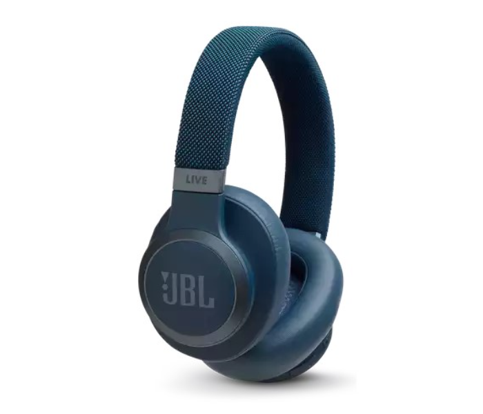 JBL Live 650 BT Active Noise Cancellation Over-Ear Wireless Headset - Blue - Zoom Image 1