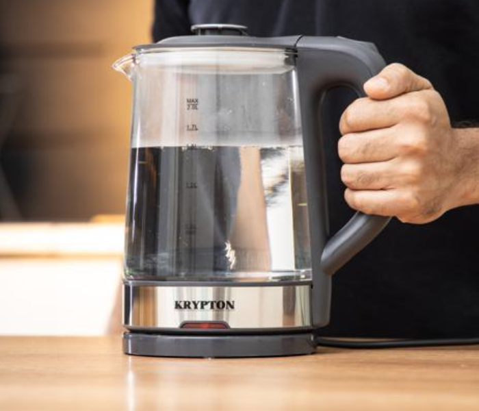 Krypton KNK6221 2 Liter Electric Glass Kettle- Black - Zoom Image 2