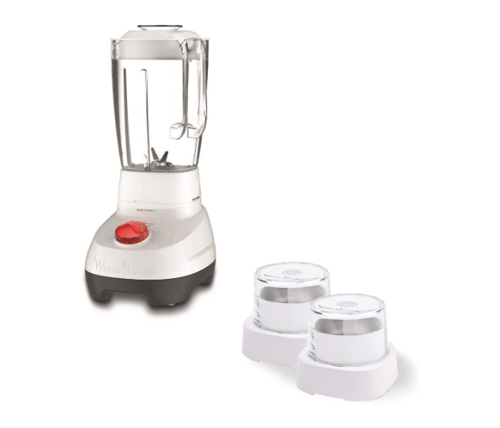 Moulinex Superblender LM207127 1.75 Litre 700 Watts Blender with 2 Attachments - White - Zoom Image 1