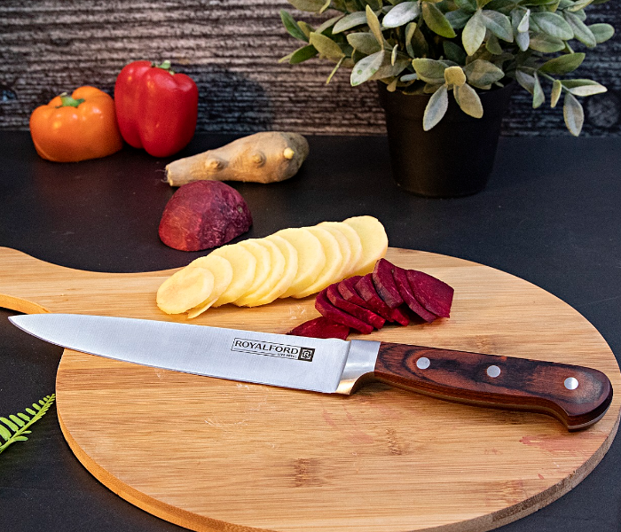 Royalford RF4111 8-inch Slicer Knife - Multicolor - Zoom Image 2