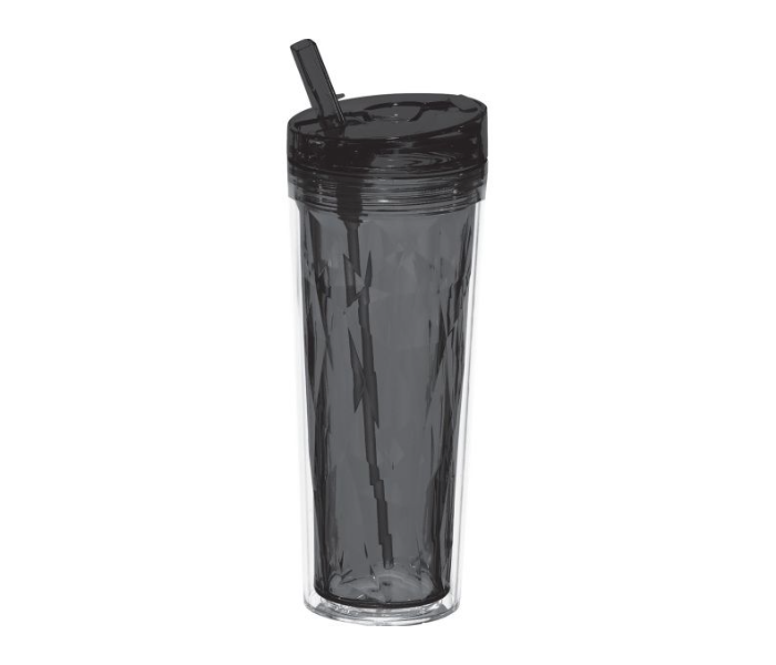 SS Flip N Sip 535 Ml Geometric Insulated Tumbler - Black - Zoom Image