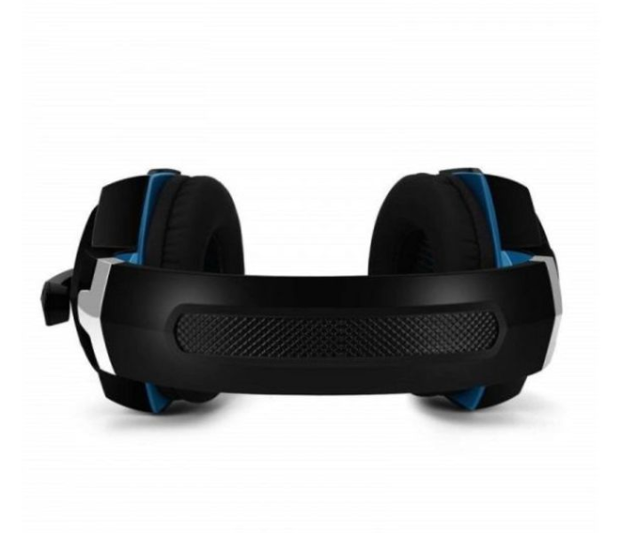 Kotion Each G2000 Over-Ear Wired Headset With Mic - Black and Blue - Zoom Image 2