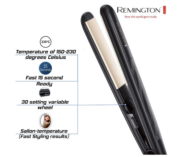 Remington S3500XLC Hair Straightner - Black - Zoom Image 3