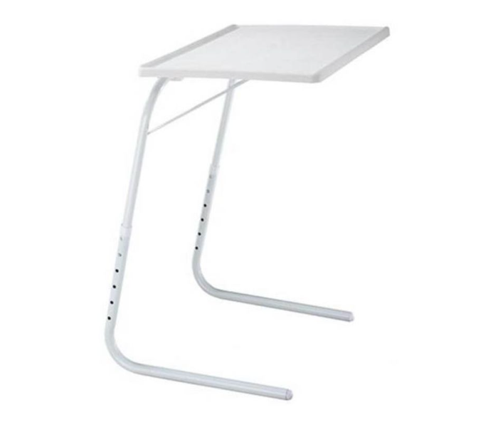 Adjustable Foldable Portable Table Tray  - White - Zoom Image 1