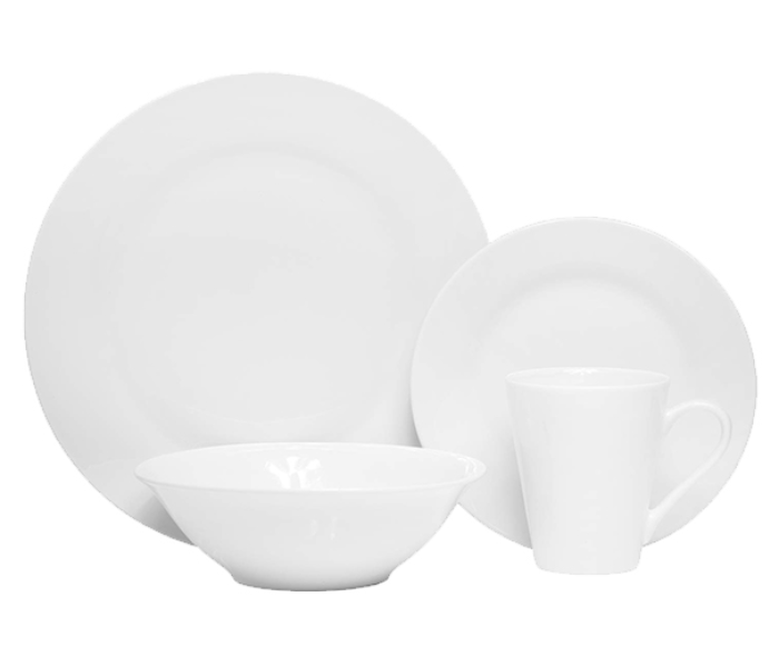 Royalford RFU9051 16 Pieces Porcelain Dinner Set - White - Zoom Image 6