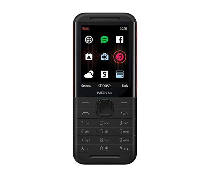 Nokia 5310 Dual SIM Basic Mobile - Black and Red - Zoom Image 1