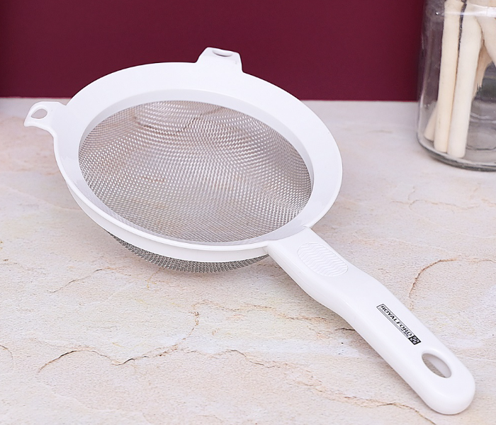 Royalford RF1675-S6 6-inch Strainer - White - Zoom Image 1