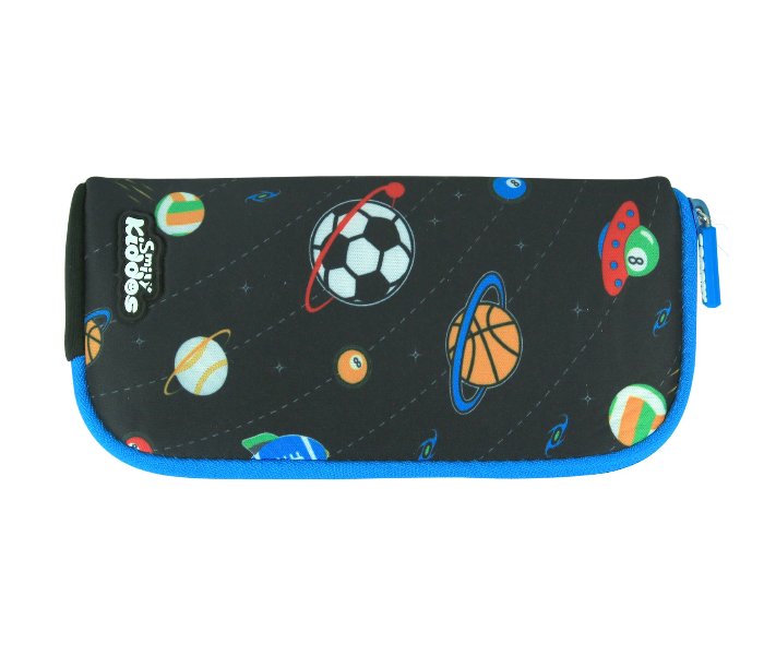 Smily Kiddos Mini Pencil Pouch - Black and Blue - Zoom Image