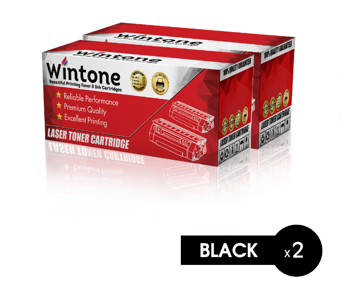 Wintone Set of 2 Pack MLT D105L Laser Toner Cartridge is Compatible for Samsung SCX ML SF 1900 Series - Black - Zoom Image