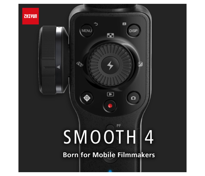 Zhiyun Smooth 4 3-Axis Handheld Gimbal - Black - Zoom Image 4