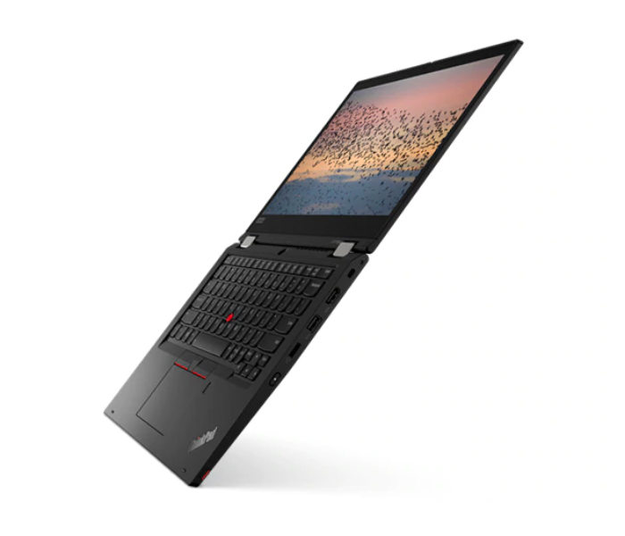 Lenovo ThinkPad L13 20R50003AD 13.3 inch Yoga i5-10210U Processor 8GB RAM DDR4 256GB SSD Intel HD Graphics Win10 Pro Arabic Keyboard with ThinkPad Pen Pro64 - Black - Zoom Image 3