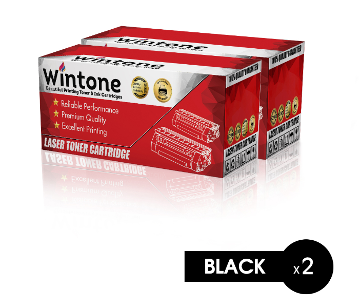 Wintone Set of 2 Pack X3220 3210 Laser Toner Cartridge is Compatible for Xerox WC 3210 3220 3220 WorkCentre 3210 3220 3220 DN - Black - Zoom Image