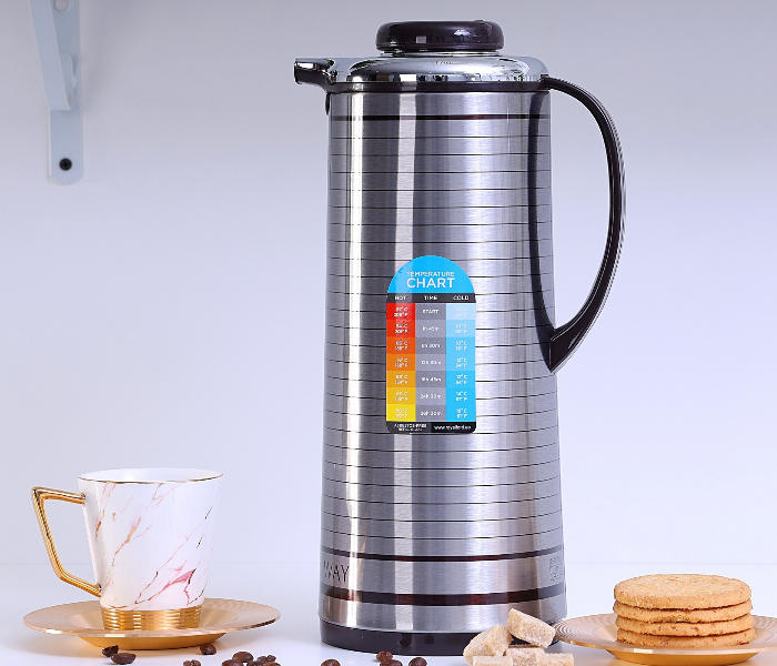 Royalford RF5288 1 Litre Vacuum Flask - Multicolor - Zoom Image 1