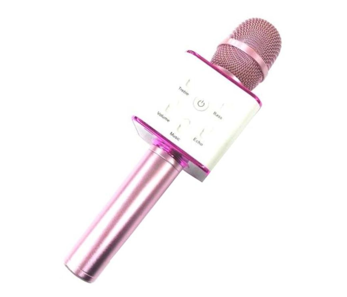 Bluetooth Karaoke Microphone - Pink and White - Zoom Image 1