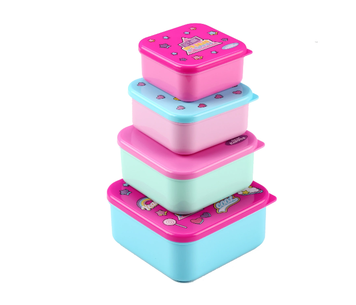 Smily Kiddos Multipurpose Container - Pink and Blue - Zoom Image